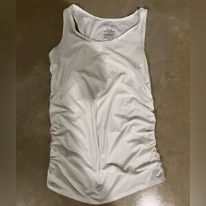 Small White Maternity Tank
